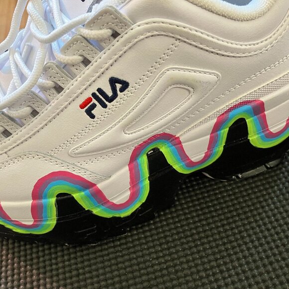 US 8 Fila Disruptor Platform - Picture 4 of 5